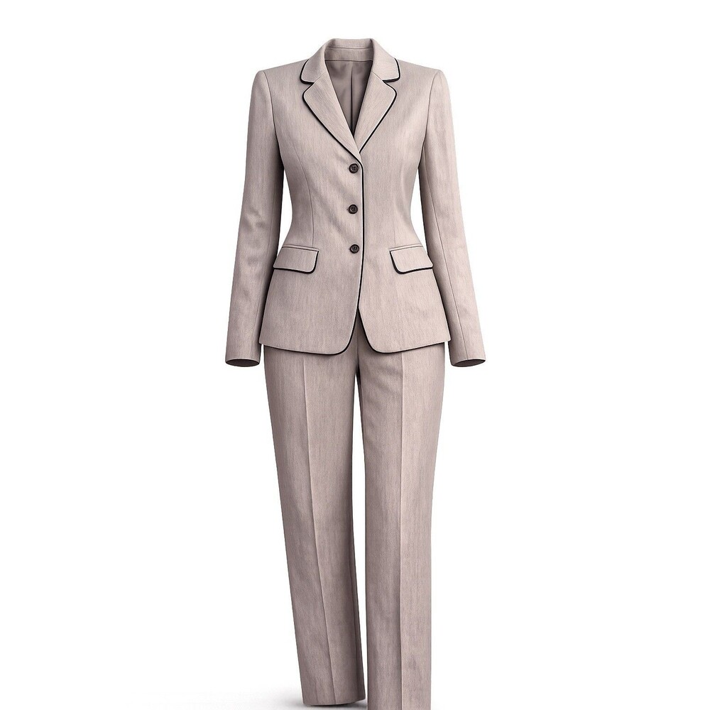 Stanley Blacker Women 2PC Gray Suit Size 16 W & Gray Pants 34/29